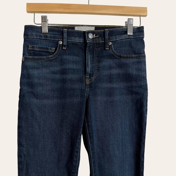 Everlane Mid-Rise Blue Stretch Denim Casual Skinny Jeans Size 26 Ankle - Picture 3 of 9